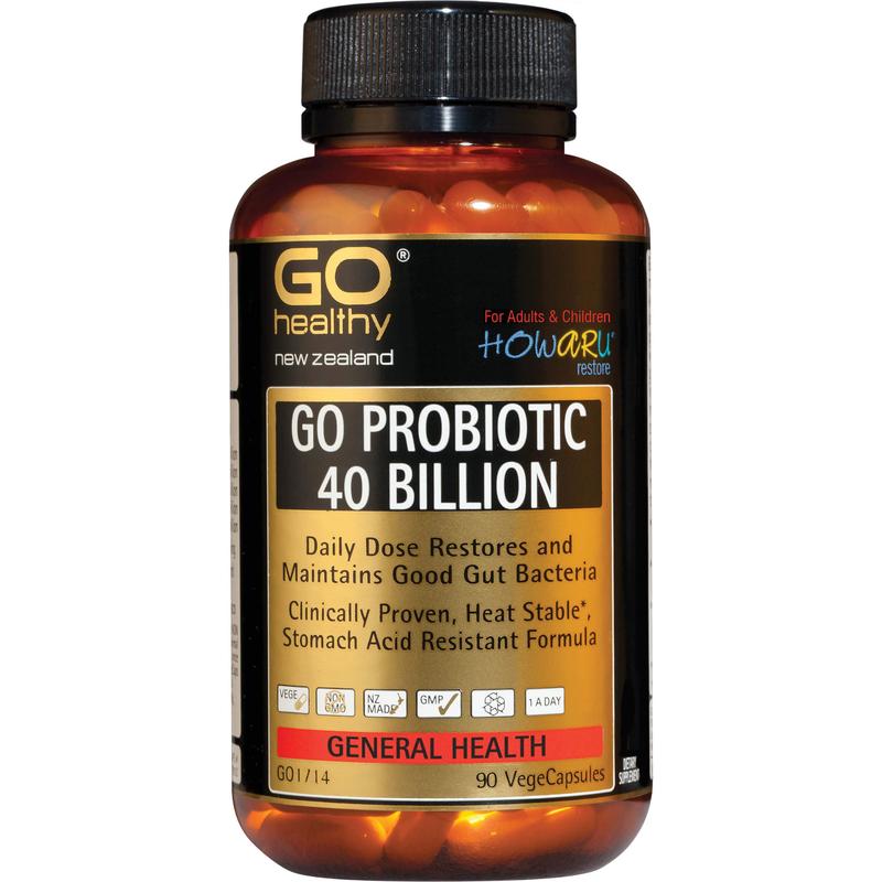 GO Healthy GO Healthy GO Probiotic 40 Billion Howaru Restore VegeCapsules 90s 11050897