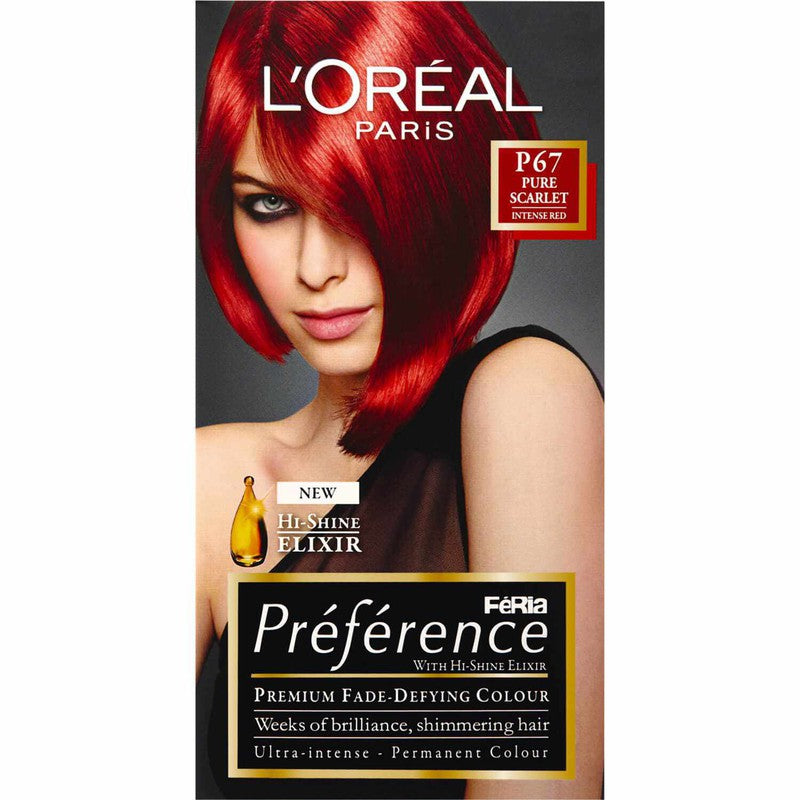 L'Oréal Paris L'Oréal Paris PREFERENCE Feria P67 Scarlett Intense Red 11107415