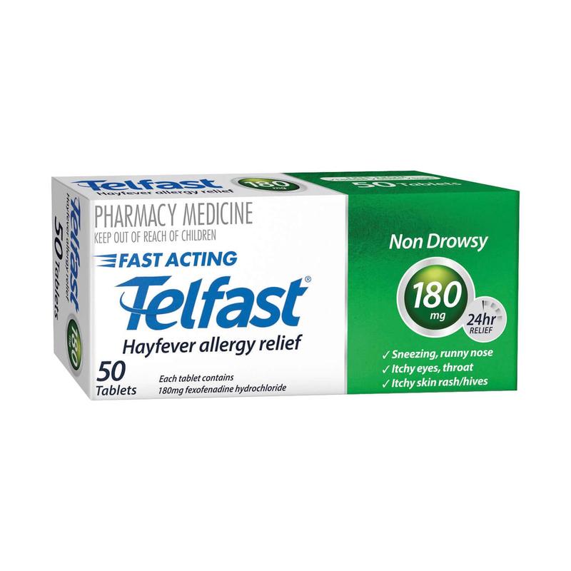 Telfast Telfast Tablets 180mg 50s 11218258