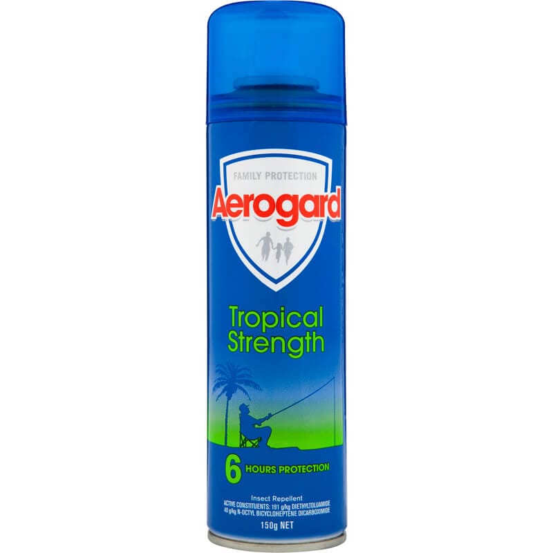 Aerogard Aerogard Tropical Strength Insect Repellent Aerosol Spray 150g 11000047
