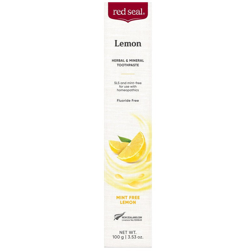 Red Seal Red Seal Lemon SLS Fragranced Toothpaste 100g 11000813