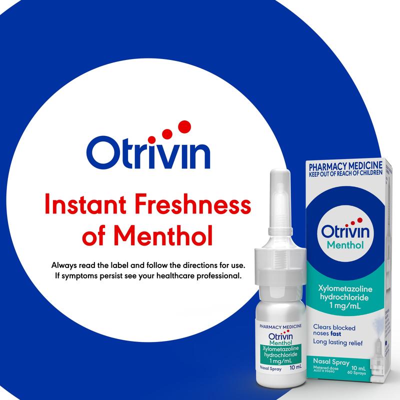 Otrivin Adult Menthol Nasal Spray 10ml