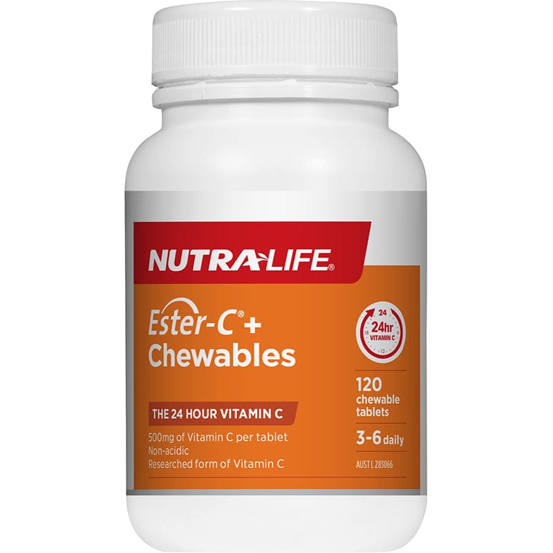 Nutra-Life Nutra-Life Ester C 500mg Lem/Lime Chews tabs 120s 11036841