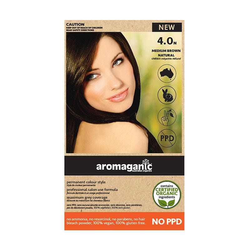 Aromaganic Aromaganic Permanent Colour 4.0N Medium Brown 11221855