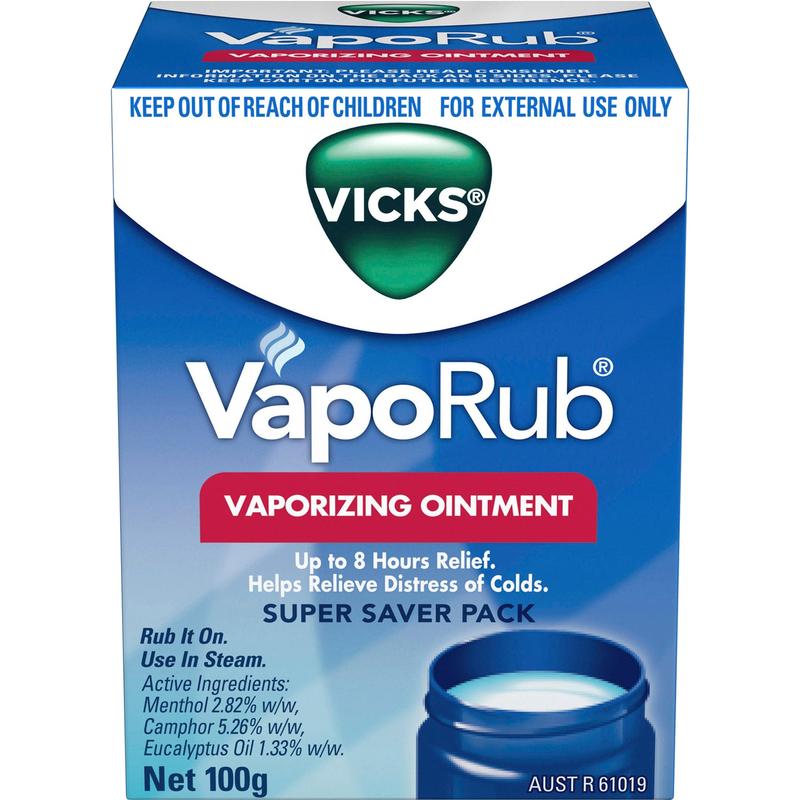 Vicks Vaporub 100g – Life Pharmacy