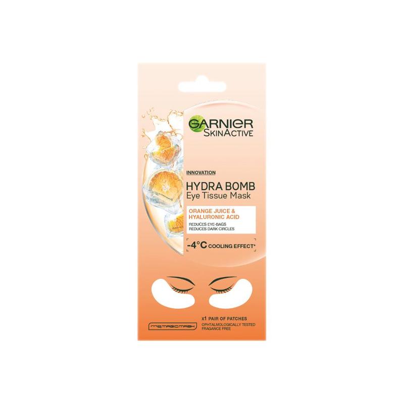 Garnier Hydra Bomb Eye Tissue Mask Orange Extract & Hyaluronic Acid