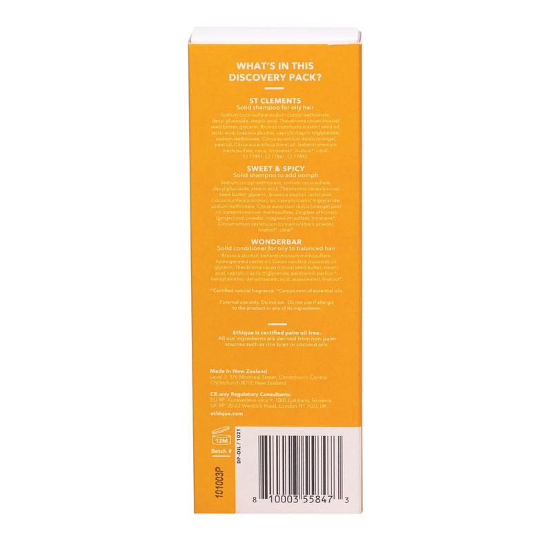 Ethique Discovery Pack For Oily To Balanced Hair 45g
