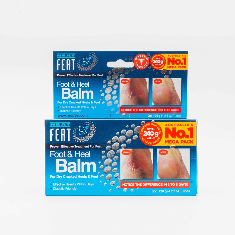 Neat Feat Neat Feat Foot and Heel Balm Mega Pack 120g 2pk 20020116