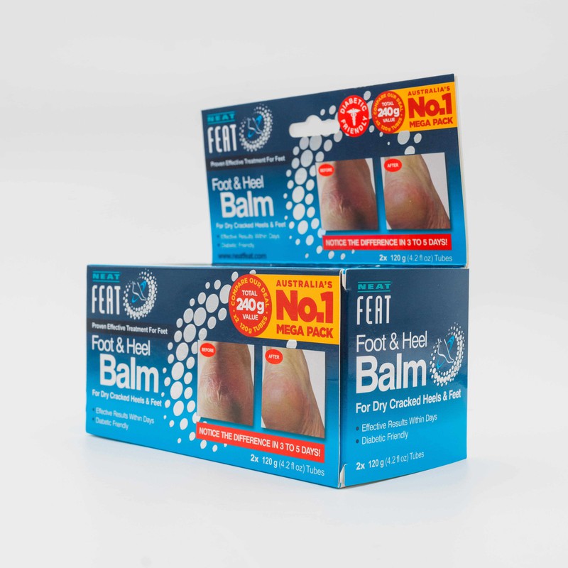 Neat Feat Neat Feat Foot and Heel Balm Mega Pack 120g 2pk 20020116