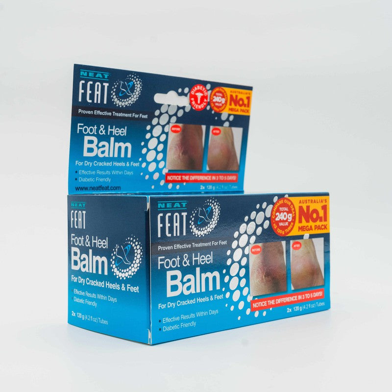 Neat Feat Neat Feat Foot and Heel Balm Mega Pack 120g 2pk 20020116