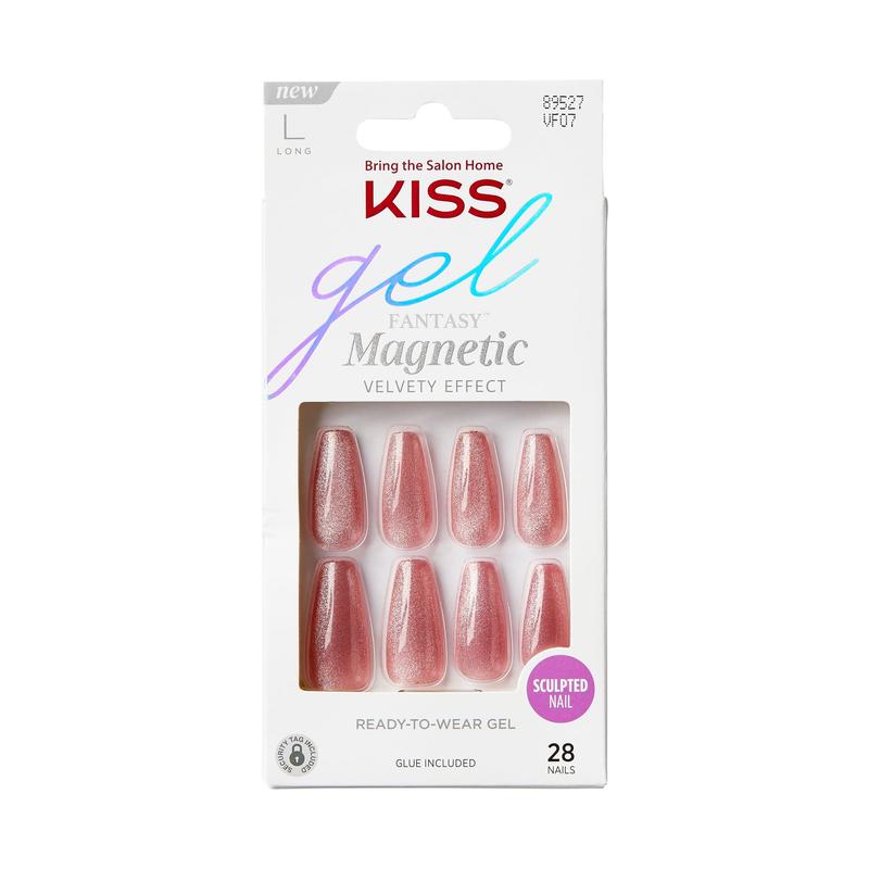Kiss Kiss Gel Fantasy Magnetic Nails - West Coast Long 28s 20022028