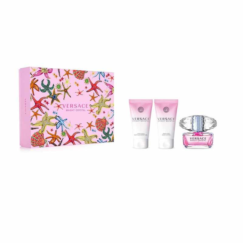 Versace Versace Bright Crystal 50ml EDT Deluxe Gift Set 3pcs 20023443