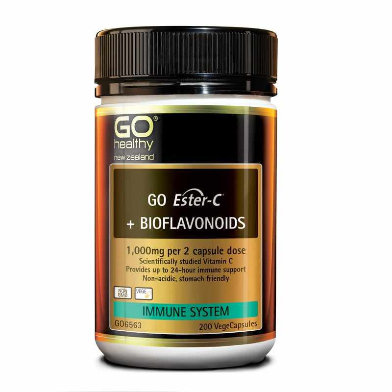 GO Healthy GO Healthy GO Ester-C + Bioflavonoids VegeCapsules 200s 20027964