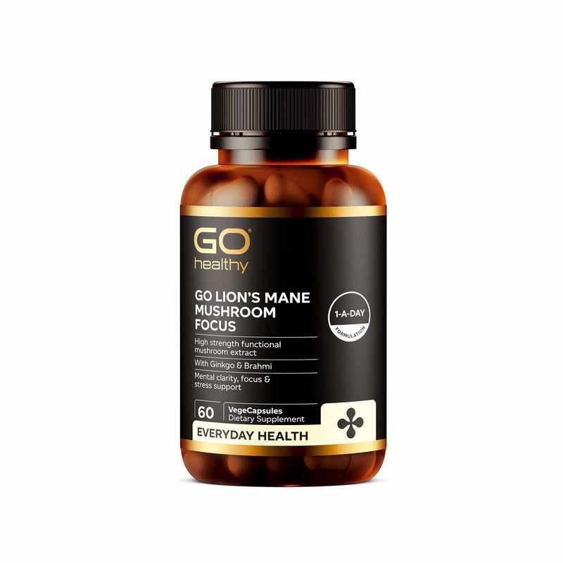 Lion’s Mane Mushroom Capsules – 1000mg Heroic Erinaceus Extract – Vegan Brain & Immune Support