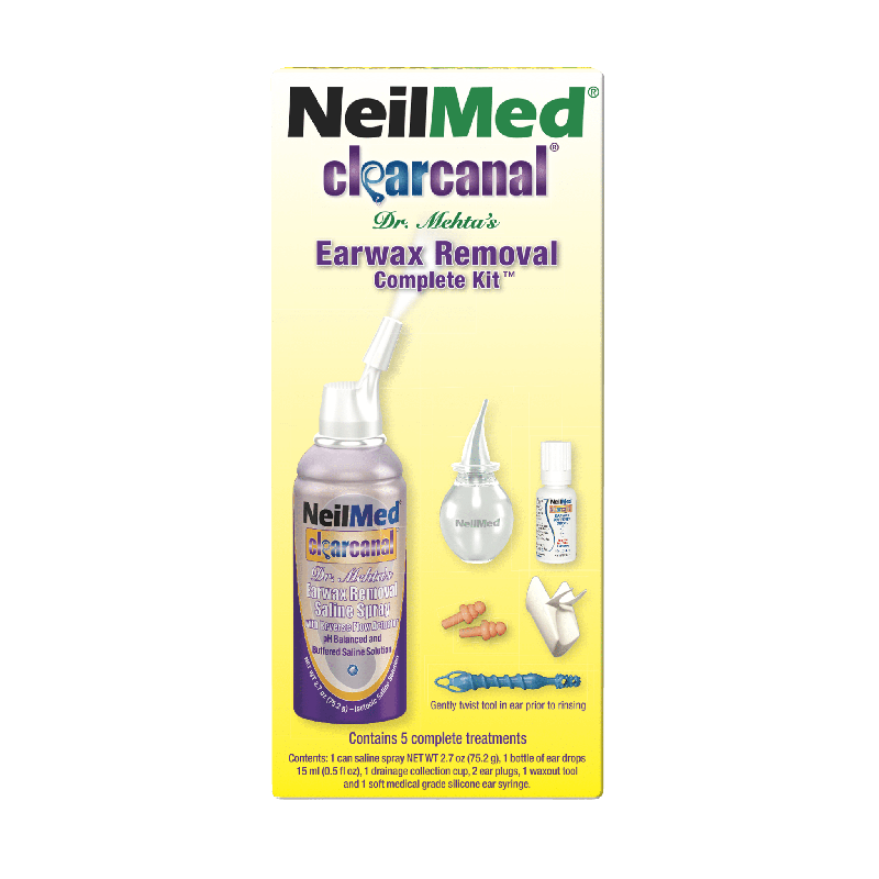 Neilmed Neilmed Clear Canal Ear Wax Removal Complete Kit 75ml 20030389