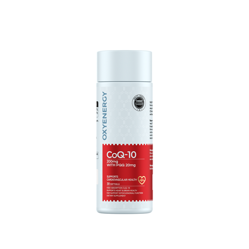 Oxyenergy CoQ-10 200mg with PQQ 20mg Soft Gel 30s