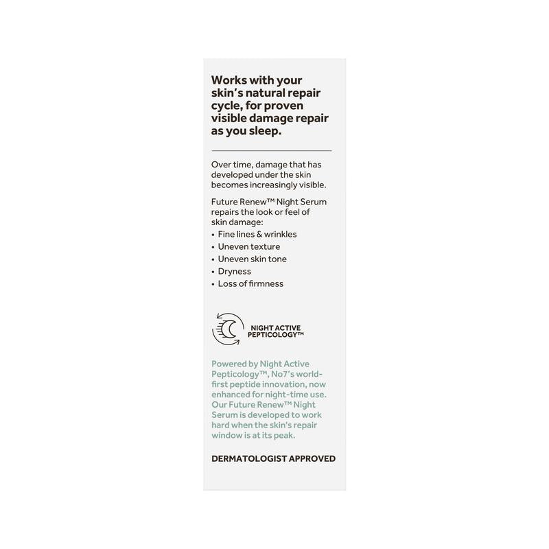 No7 Future Renew Night Serum 25ml