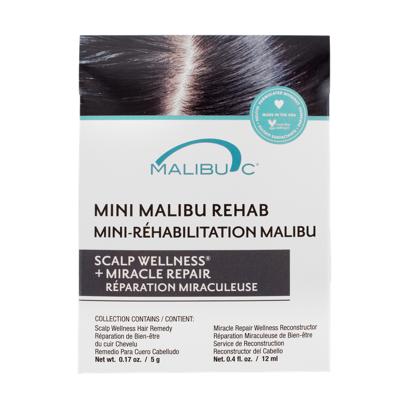 Malibu C Mini Malubu Rehab Scalp Wellness 2s