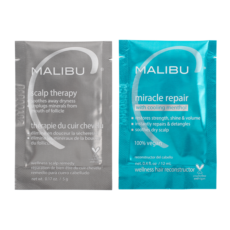 Malibu C Mini Malubu Rehab Scalp Wellness 2s