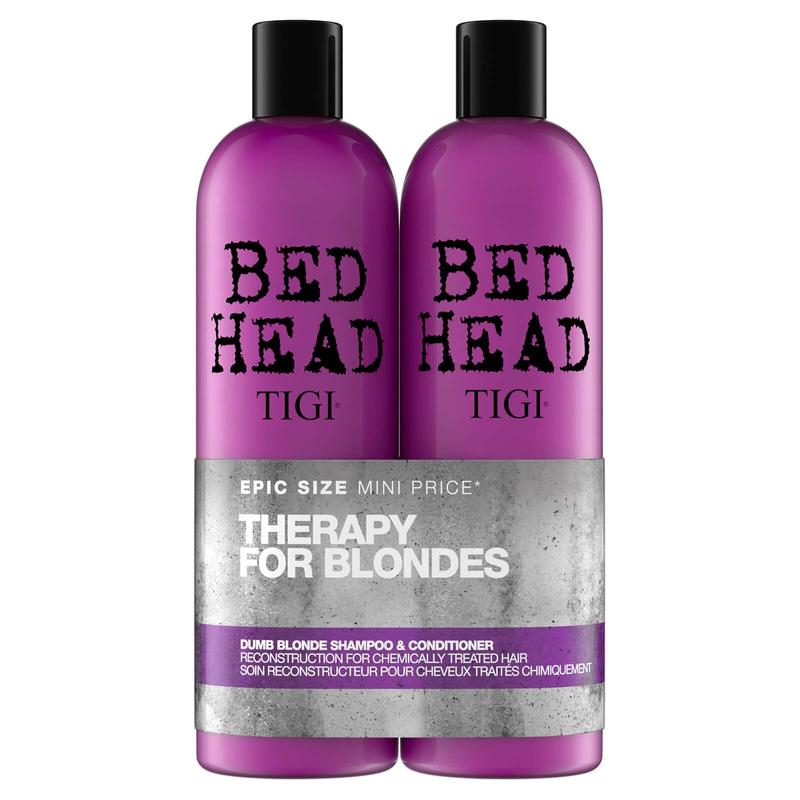 TIGI Bed Head Therapy for Blondes Duo Pack 750ml 2pk