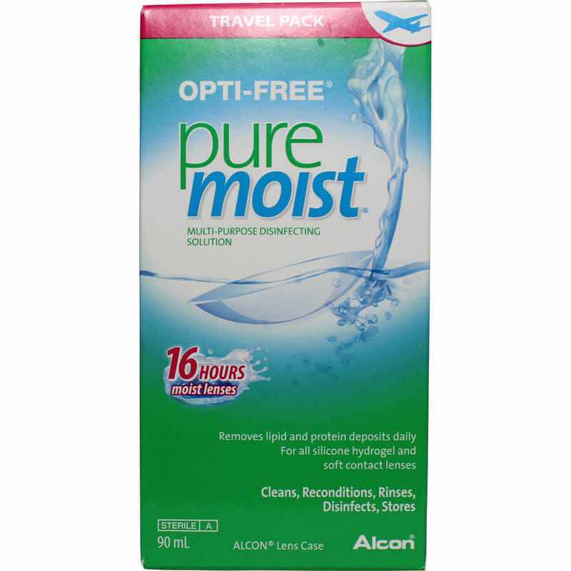 Opti-Free Opti-Free Puremoist Contact Lens Multi-Purpose Disinfecting Solution 90ml 11148639