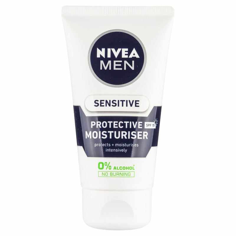Nivea Men Sensitive Protective Moisturiser SPF15 75ml