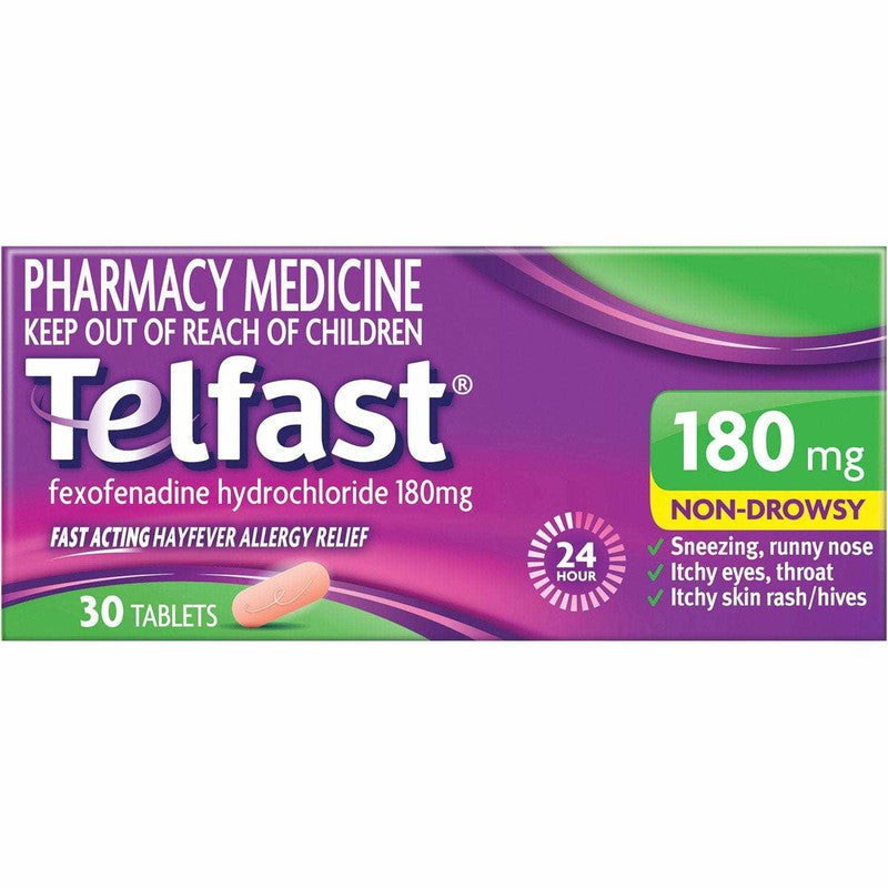 Telfast Telfast Tablets 180mg 30s 11004853