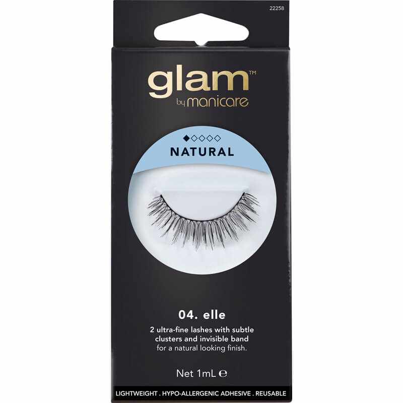 Glam By Manicare Emily Lashes 2 Pack Natural