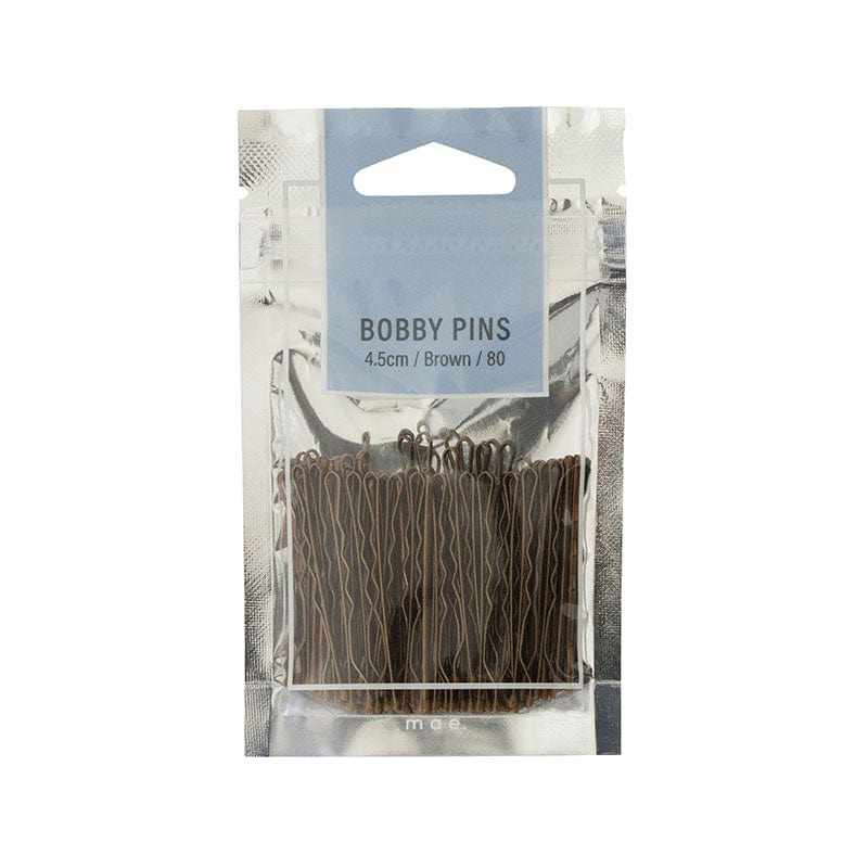 Mae Adorn by Mae Bobby Pins 4.5cm Brown 80s 11272724