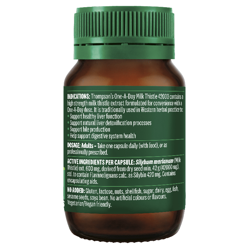Thompson's Thompson's One-A-Day Milk Thistle 42000 Capsules 30s 11273284