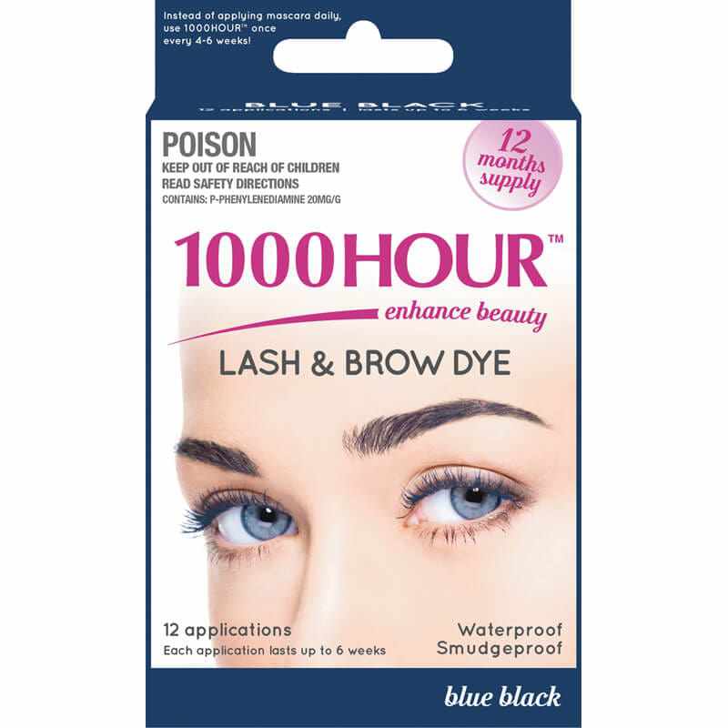 1000 Hour Eyelash/Brow Tint Blue/Black