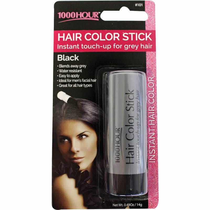 1000 Hour Hair Colour Stick Black Black 14g