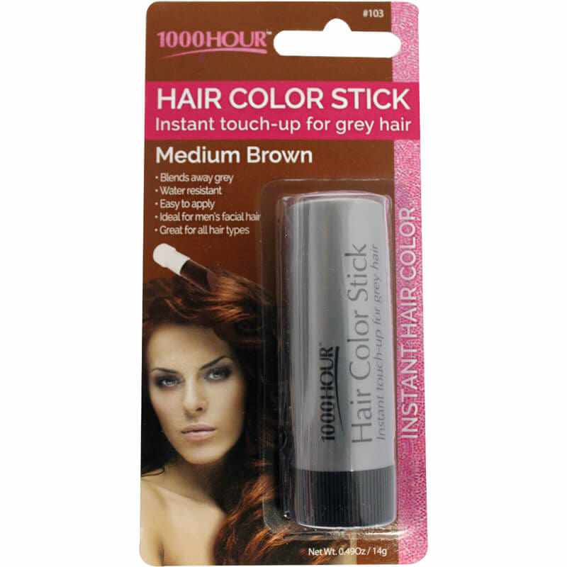 1000 Hour 1000 Hour Hair Colour Stick Medium Brown Medium Brown 14g 11273483