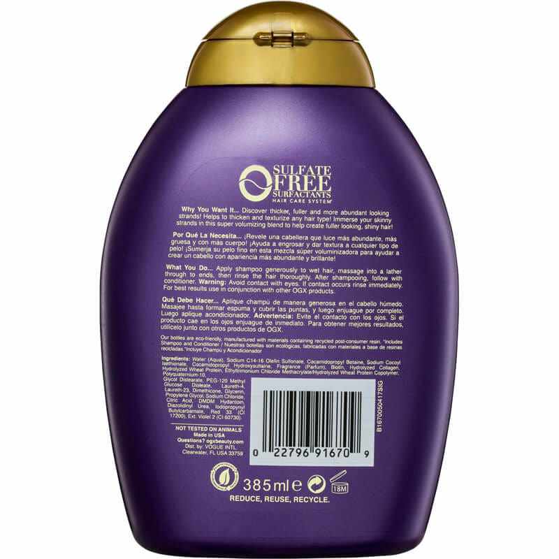 OGX Biotin Collagen Shampoo 385ml