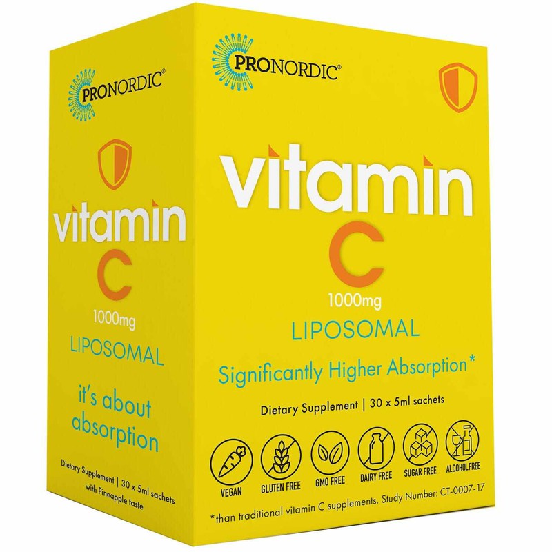 vitamin c lipo sachets nz ProNordic Liposomal Vitamin C 1000mg Sachets 30s – Life Pharmacy
