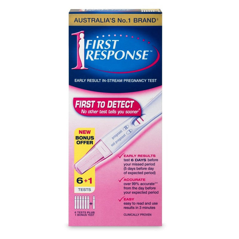 First Response First Response Instream Pregnancy Test Bonus Offer 6 + 1 Pack 20000108