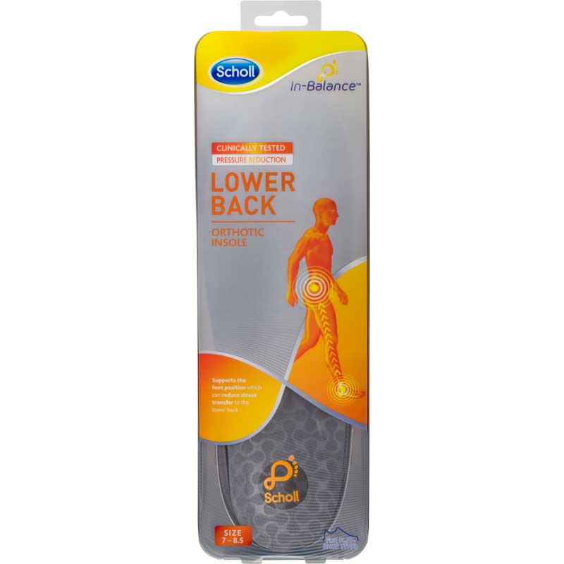 Scholl In-Balance Lowerback Insole Medium – Life Pharmacy