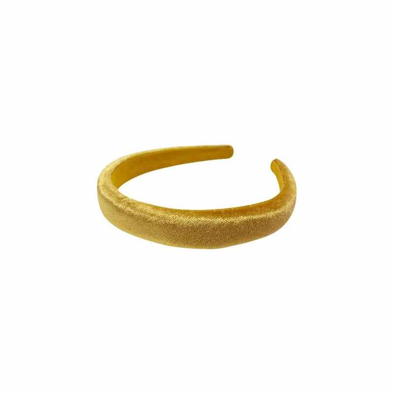 Mae Adorn by Mae Headband Velvet Mustard 20008269