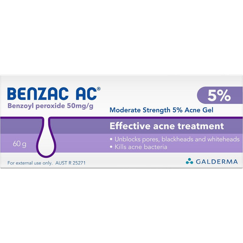 Benzac AC Gel 5% 60g