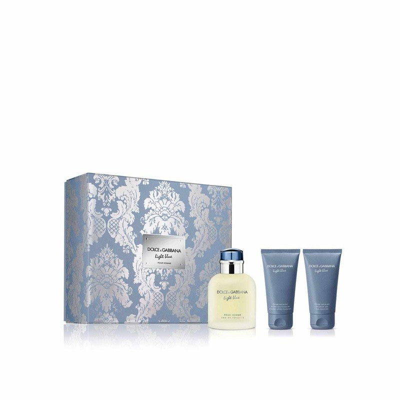 Dolce & Gabbana Light Blue Pour Homme EDT 3-Piece Set 125ml X20