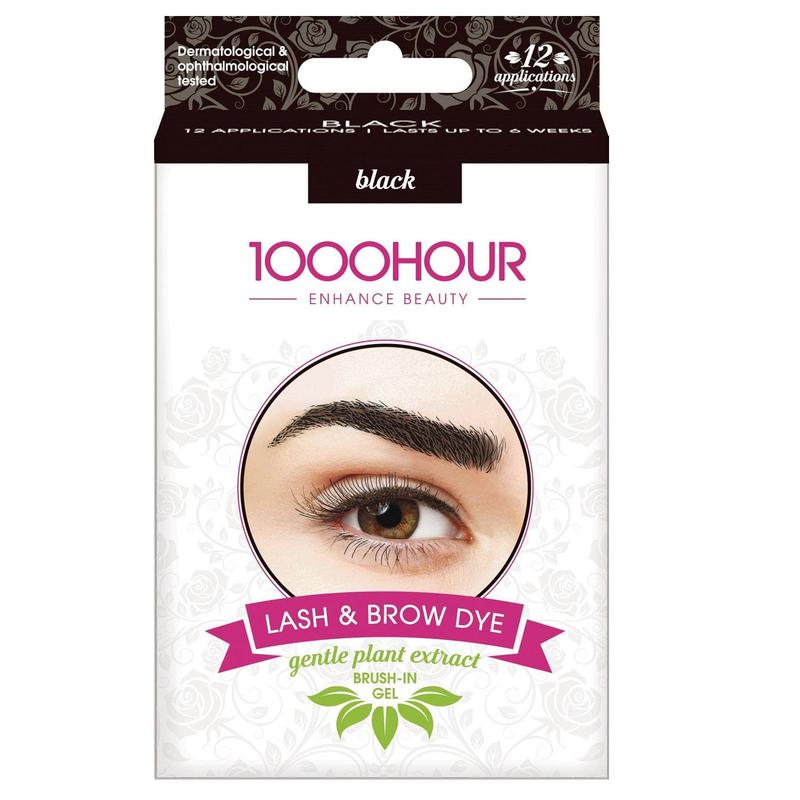 1000 Hour 1000 Hour Lash & Brow Dye Plant Based Kit Black 20010582
