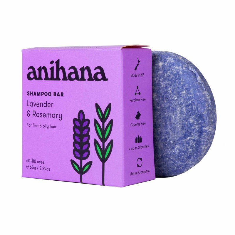 anihana Shampoo Bar Lavender & Rosemary 65g