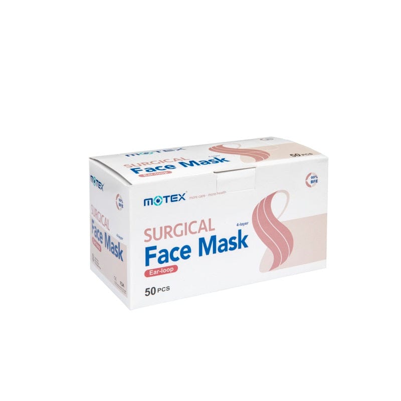 Motex Motex Surgical Mask 4ply Blue Blue 50pk 20014613