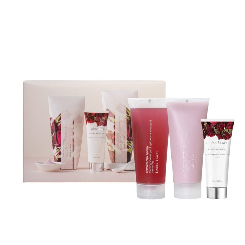 Linden Leaves Memories Shower Gel Lotion & Hand Cream Set 3pcs