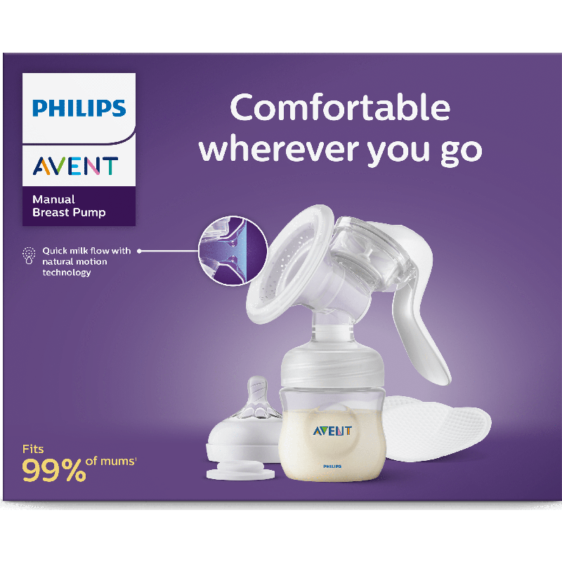Philips Avent Manual Breast Pump with Bottle SCF430/10 – Life Pharmacy