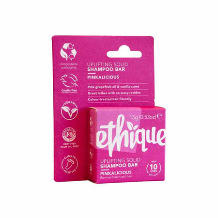 Ethique Pinkalicious Uplifting Solid Shampoo Bar 15g