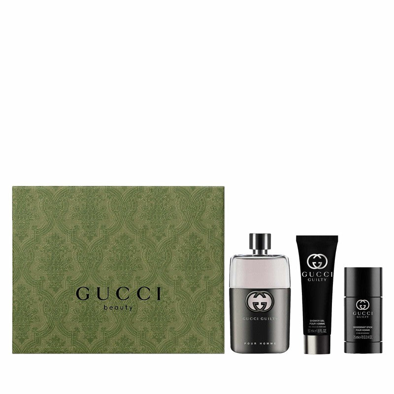 Gucci Guilty Pour Homme EDT 3-Piece Gift Set 90ml