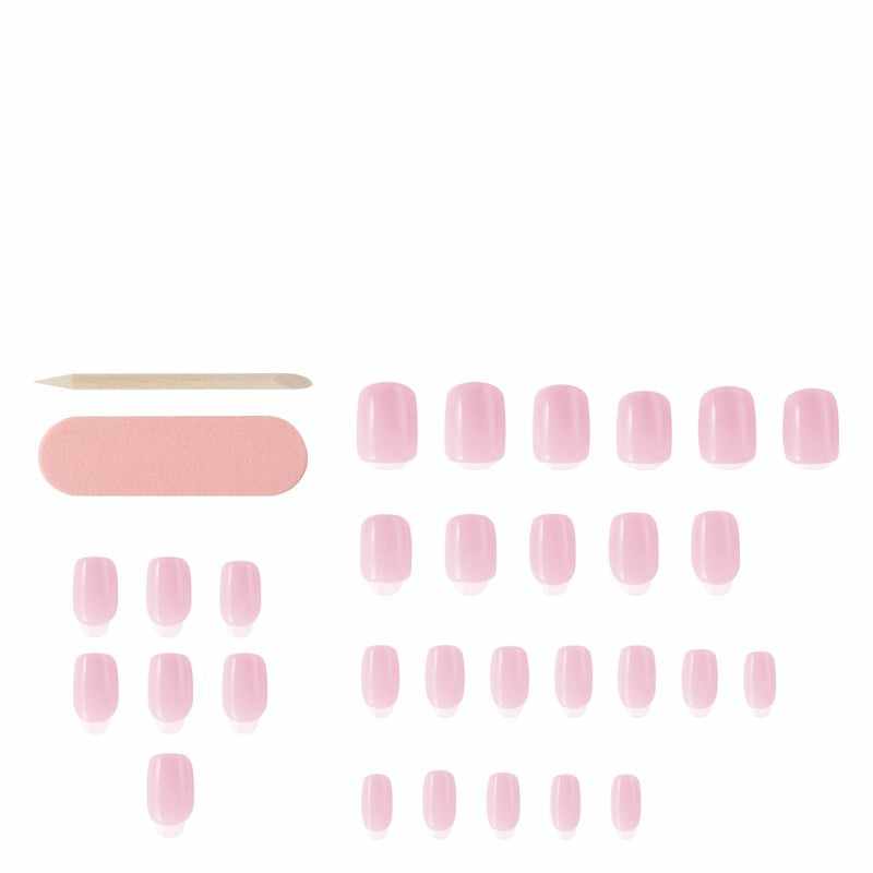 Glam by Manicare Glam Ready Pre-Glued Nails Ballet on Point 30pcs