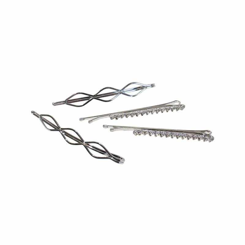 Adorn by Mae Adorn by Mae Slides Silver 4pk 20025279