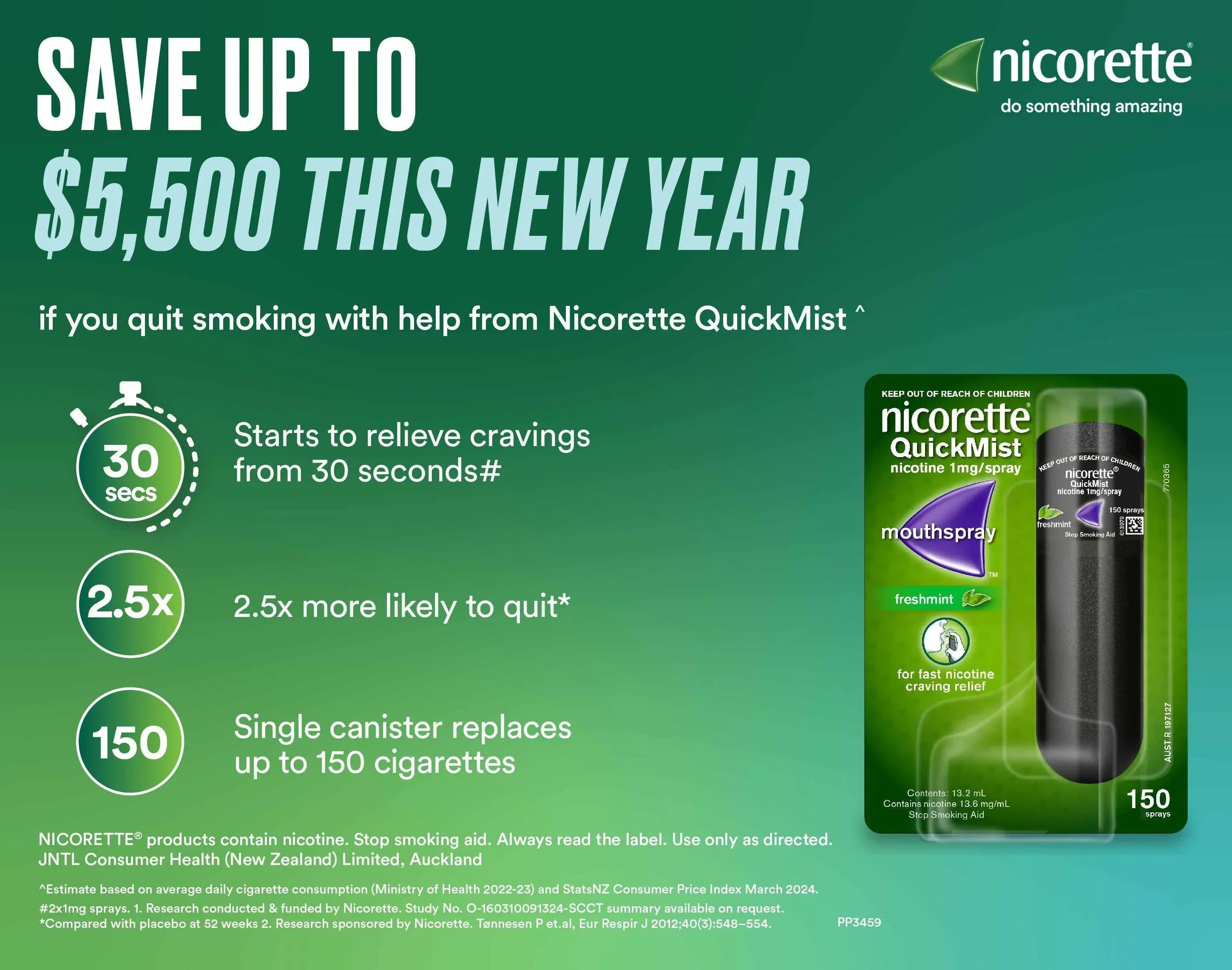 Nicorette QuickMist: Quit Smoking & Save Up to $5,500 – Life Pharmacy